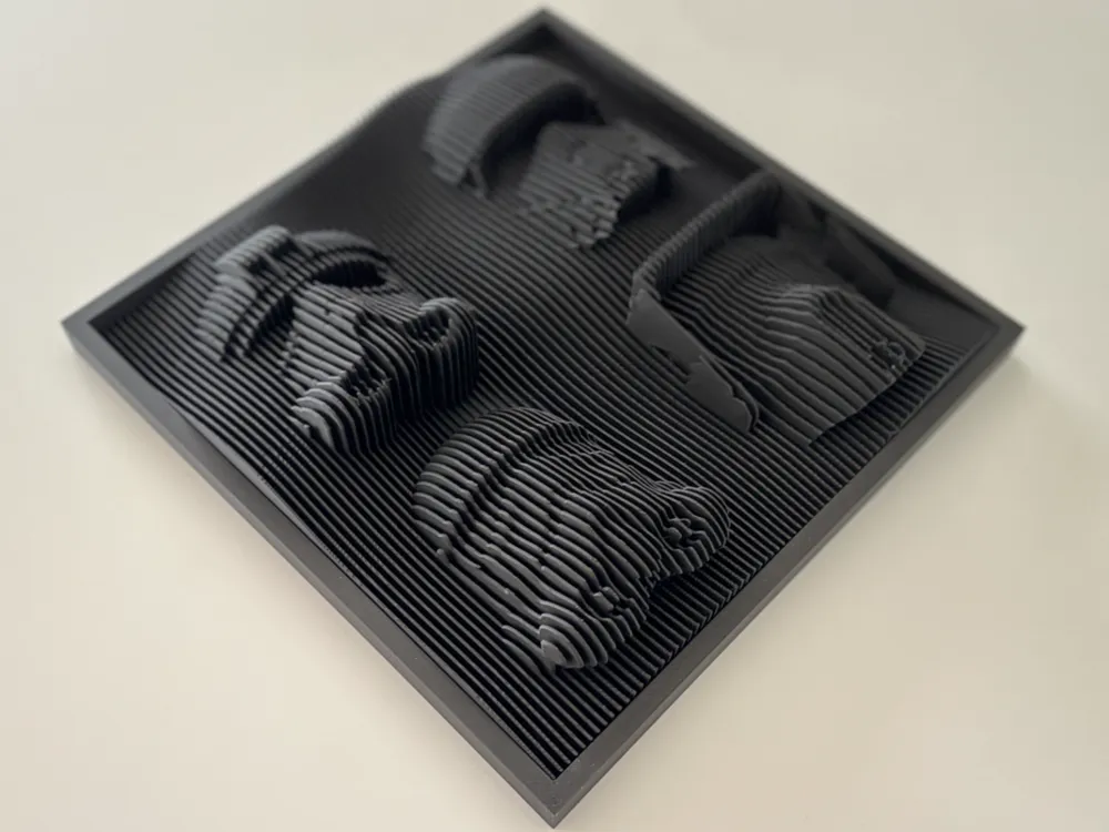 Quadro em Camadas do Star Wars ( Ondas )