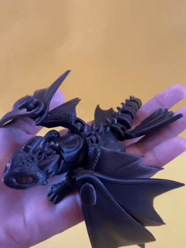 Dragão Articulado Fidget Toy Banguela Como Treinar O Seu Dragão